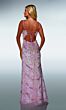 Alyce Paris 62016 Cutout Back High Slit Beaded Dress