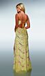 Alyce Paris 62016 Cutout Back High Slit Beaded Dress
