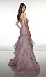 Alyce Paris 62024 Drop Waist Ruffle Skirt Dress