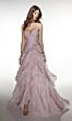 Alyce Paris 62024 Drop Waist Ruffle Skirt Dress