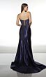 Alyce Paris 62027 Side Slit Draped Satin Skirt Dress