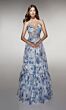 Alyce Paris 62028 Corset Bodice Ruffle Hem Dress