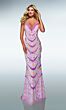 Alyce Paris 62038 Plunging Neck Beaded Strapless Dress