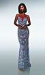 Alyce Paris 62038 Plunging Neck Beaded Strapless Dress