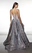Alyce Paris 62051 Sweetheart Neck Sheer Corset Dress