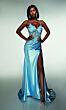 Alyce Paris 62059 Ruched Derriere High Slit Dress