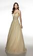 Alyce Paris 62061 Spaghetti Strap Plunging Neck Dress