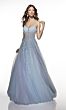 Alyce Paris 62061 Spaghetti Strap Plunging Neck Dress