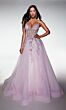 Alyce Paris 62068 Plunging Neck Lace-Up Back Dress