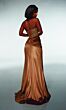 Alyce Paris 62087 Draped Skirt High Slit Cutout Dress