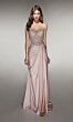 Alyce Paris 62088 Draped Skirt Ruched Derriere Dress