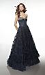 Alyce Paris 62096 Beaded Bodice Ruffle Skirt Dress