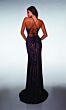 Alyce Paris 62100 High Slit Beaded Sheer Corset Bodice Dress