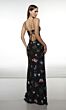 Alyce Paris 62106 Cutout Back V-Neck Beaded Dress