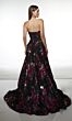 Alyce Paris 62109 Corset Bodice Basque Waist Jacquard Dress