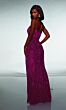Alyce Paris 62114 High Slit Strapless Plunging Neck Dress