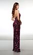 Alyce Paris 62116 Halter Neck High Slit Beaded Dress