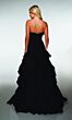 Alyce Paris 62124 Ruffle Neck Ruched Bodice Dress