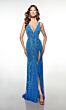 Alyce Paris 62133 Sleeveless Beaded High Slit Dress