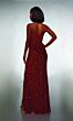 Alyce Paris 62136 High Slit Plunging Neck Beaded Dress