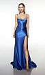 Alyce Paris 62138 Beaded Sweetheart Neck Basque Waist Dress
