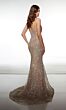 Alyce Paris 62141 Spaghetti Straps Crystal-Beaded Bodice Dress
