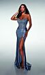 Alyce Paris 62142 High Slit Sweetheart Neck Dress