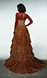 Alyce Paris 62144 High Slit Tiered Ruffle Skirt Dress