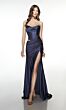 Alyce Paris 62149 Side Cutout High Slit Dress