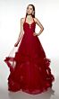 Alyce Paris 62151 Ruffle Skirt Sweetheart Neck Dress