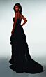 Alyce Paris 62153 Ruffle Hem Strapless Straight Dress