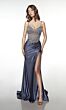 Alyce Paris 62154 Spaghetti Strap Sheer Corset Dress