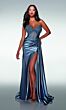 Alyce Paris 62160 Side Draped Corset Bodice Dress