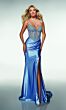 Alyce Paris 62166 Spaghetti Strap Beaded Corset Top Dress