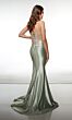 Alyce Paris 62166 Spaghetti Strap Beaded Corset Top Dress