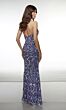 Alyce Paris 62172 High slit Halter Neck Fitted Dress
