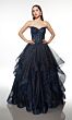 Alyce Paris 62173 Flounce Skirt Embellished Dress