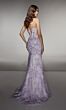 Alyce Paris 62176 Draped Skirt Cutout Sweetheart Neck Dress