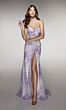 Alyce Paris 62176 Draped Skirt Cutout Sweetheart Neck Dress
