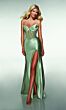 Alyce Paris 62177 Basque Waist Sweetheart Neck Dress