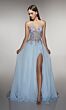 Alyce Paris 62179 Plunging Neck Sleeveless A-Line Dress
