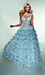 Alyce Paris 62182 Spaghetti Strap Ruffle Skirt Dress