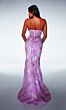 Alyce Paris 62187 Back Bow Strapless Scoop Neck Dress