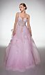 Alyce Paris 62201 Flounce Skirt Spaghetti Strap Dress