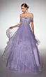 Alyce Paris 62207 Flounce Skirt Off The Shoulder Dress
