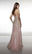 Alyce Paris 62211 A-Line Illusion Corset Bodice Dress