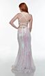 Alyce Paris 60937 Lace-Up Back Sequin Dress