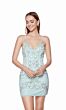 Alyce Paris 4506 Criss Cross Back Beaded Dress