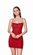 Alyce Paris 4509 Spaghetti Straps Beaded Dress