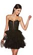 Alyce Paris 3766 Ruffle Skirt Lace Corset Dress